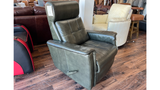 Outlet - Royce Swivel Recliner - Dunhill Smoke