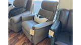 Outlet - Royce Swivel Recliner - Vuiton Smoke