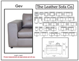 Gev - Sofa 3-Seat - Anfield Dark Brown