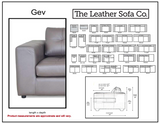 Gev - Sq. Corner Sofa Left Chaise - Simpson Slate