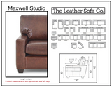 Maxwell Studio - Swivel Glider Recliner - Fellside Bark