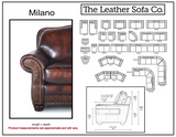 Milano - Sofa 3-Seat - Palio Dark Brown