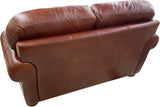 Mystere - Loveseat - Armani Red Brown