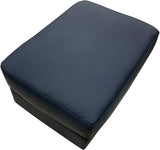 Mystere - Ottoman 1/2 - Sequoia Navy