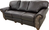 Grande - Sofa with Power RA & LA Incliners - Belfast Dk Brown