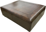 Gleneagles - Ottoman 54X42 - Hand Antique Tobacco