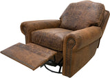 Luxe - Swivel Glider Recliner - Cora Pecan