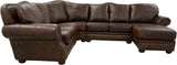 Milano Sectional (Left Arm Chaise + Armless Loveseat + Pie + Right Arm Loveseat)