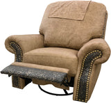 Milano - Swivel Glider Recliner - Palio Camel