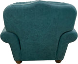 Milano - Chair with Pushback Recliner - Palio Turquoise