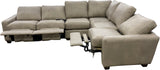 Maxwell Studio No Ears Sectional (Right Arm Sofa With Power Incliners + Left Arm Corner Sofa With Power Incliner)