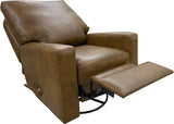 Maxwell Studio - Swivel Glider Recliner - Fellside Bark