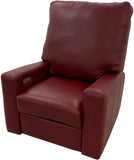 Maxwell Studio - Power Swivel Glider Recliner - Fellside Rouge