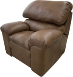 Catera - Chair with Catera Recliner - Sequoia Brown