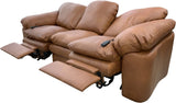 Rafaela - Sofa with Power RA & LA Incliners - Sequoia Saddle