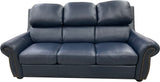 Towne - Sofa 3-Seat - Fendi Cobalt