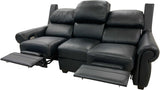 Towne - Sofa with Power RA & LA Incliners - Jupiter Onyx