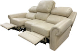 Towne - Sofa with Power RA & LA Catera Recliners - Jupiter Oyster