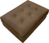 Melissa - Ottoman 1/2 - Boss Coffee Brown