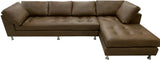 Melissa Sectional (Right Arm Left Chaise Loveseat + Right Arm Sofa)