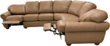Vintage Sectional (Right Arm Sofa Wedge With Pushback Recliner + Left Arm Loveseat Wedge With Pushback Recliner)
